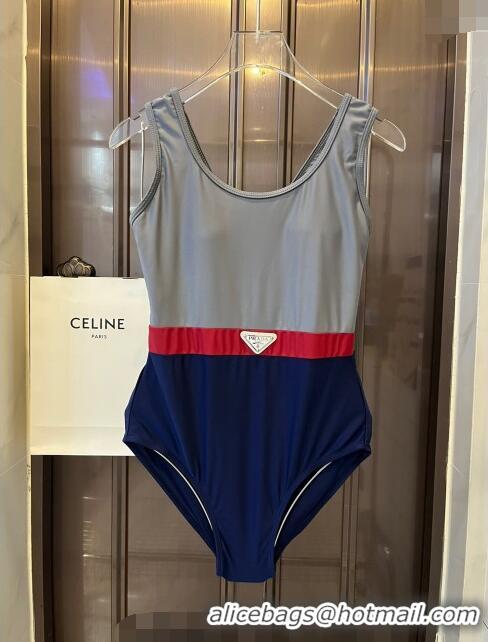 Unique Discount Prada Swimwear 0509 Grey/Red/Blue 2024