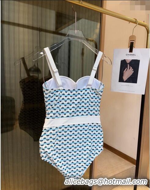 Best Quality Prada Swimwear 050902 Light Blue 2024