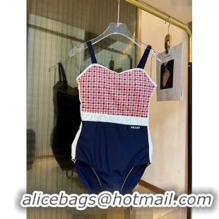 Buy Cheapest Prada Swimwear 0509 Red/Blue 2024