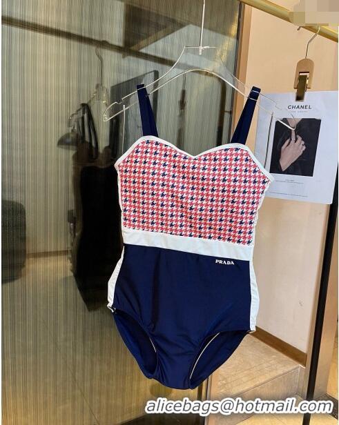 Buy Cheapest Prada Swimwear 0509 Red/Blue 2024