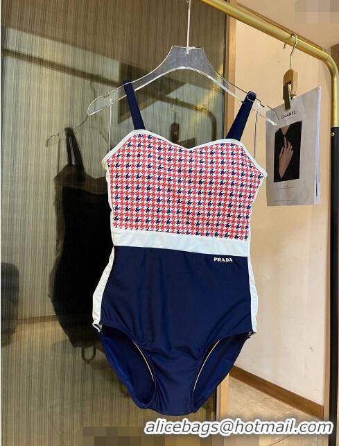 Buy Cheapest Prada Swimwear 0509 Red/Blue 2024