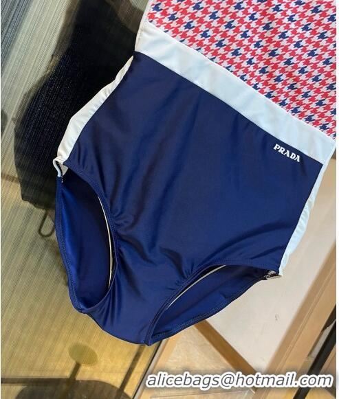 Buy Cheapest Prada Swimwear 0509 Red/Blue 2024