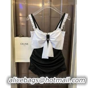 ​Top Quality Miu Miu Swimwear with Bow 050902 Black 2024