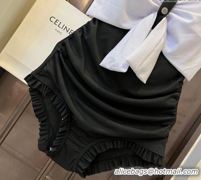 ​Top Quality Miu Miu Swimwear with Bow 050902 Black 2024