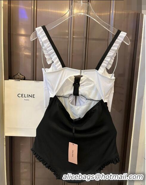 ​Top Quality Miu Miu Swimwear with Bow 050902 Black 2024