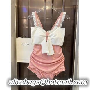 ​Free Shipping Miu Miu Swimwear with Bow 050902 Pink 2024