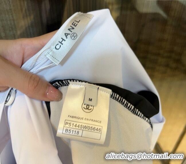 Unique Discount Celine Swimwear 050941 White/Black 2024