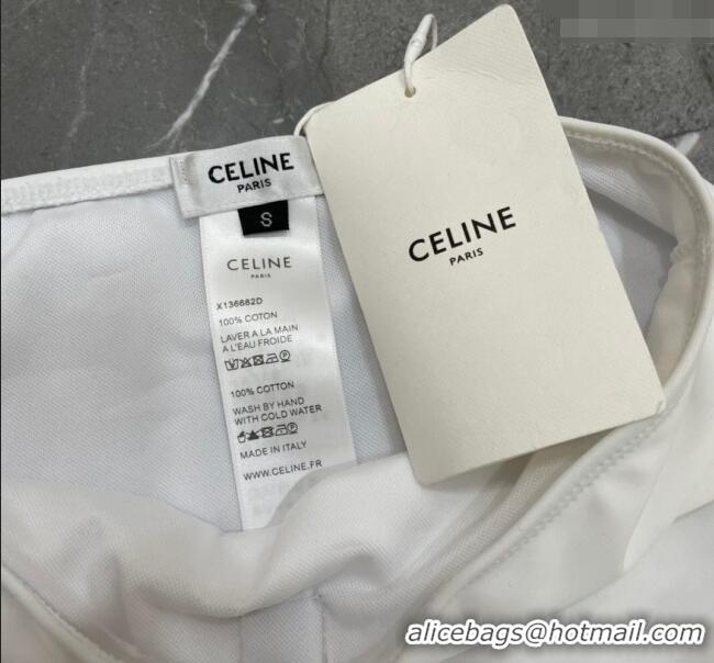 Luxurious Discount Celine Swimwear 050949 Blue/White 2024