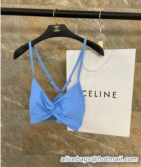 Luxurious Discount Celine Swimwear 050949 Blue/White 2024