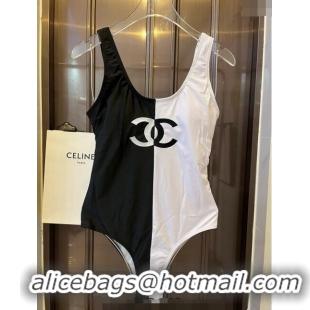 Buy Discount Chanel Swimwear 050975 Black/White 2024