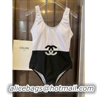 Top Quality Chanel Swimwear 050976 Black/White 2024