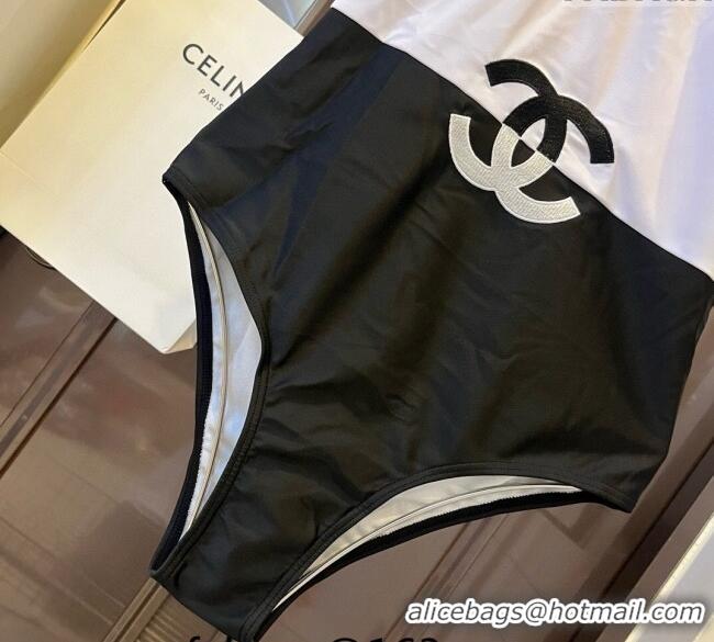 Top Quality Chanel Swimwear 050976 Black/White 2024