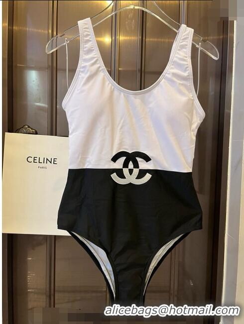 Top Quality Chanel Swimwear 050976 Black/White 2024