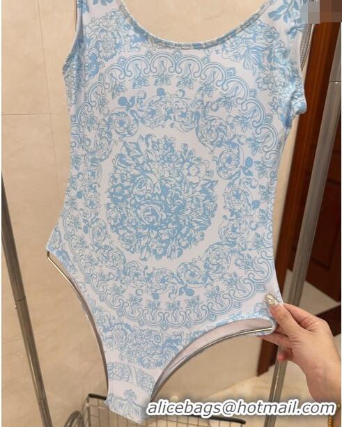 Best Price Versace Swimwear 050911 Light Blue 2024