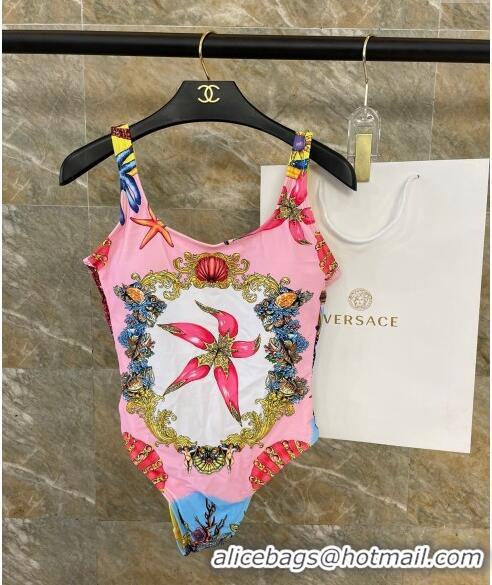 ​Top Design Versace Swimwear 050904 Pink/Yellow 2024