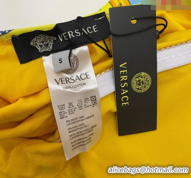 ​Top Design Versace Swimwear 050904 Pink/Yellow 2024