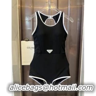 ​Luxurious Discount Prada Swimwear 050977 Black 2024