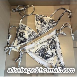 ​Buy Classic Cheap Dior Swimwear 050977 White/Black 2024