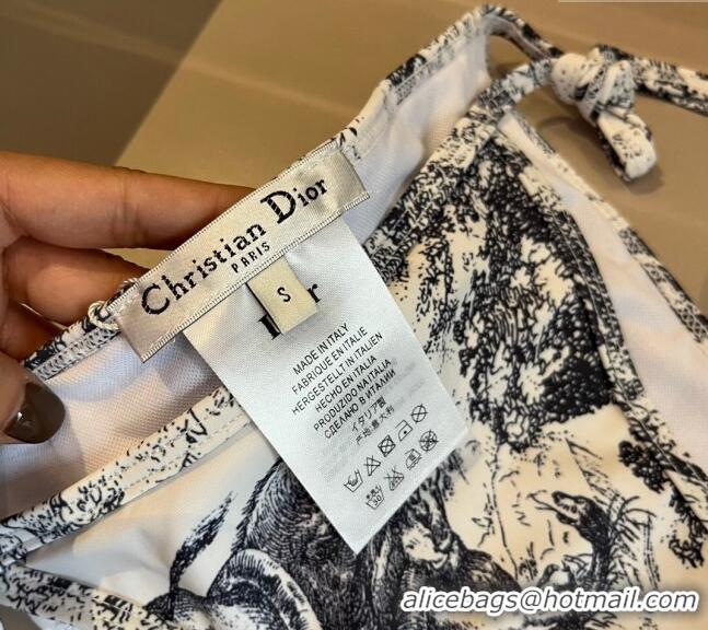 ​Buy Classic Cheap Dior Swimwear 050977 White/Black 2024