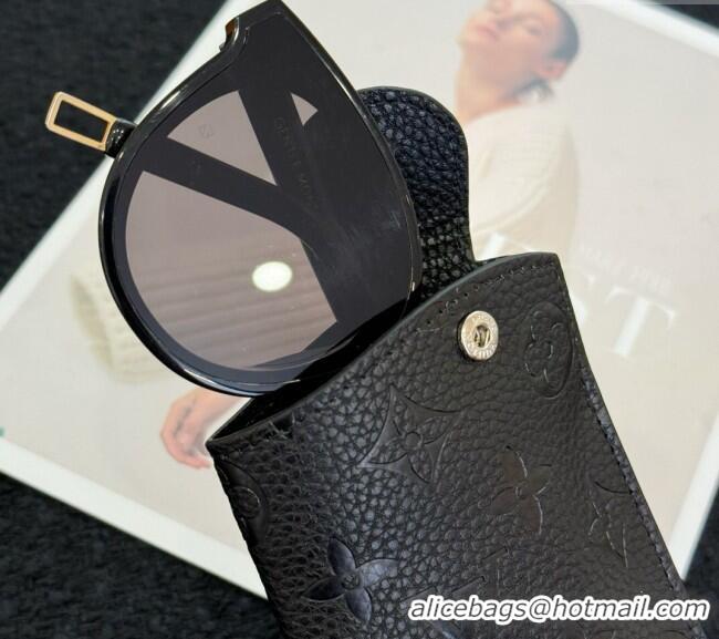 Best Price Louis Vuitton Woody LV Glass Pouch 0513 Black Monogram 2024