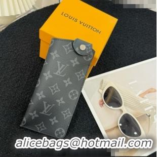 Grade Design Louis Vuitton Woody LV Glass Pouch 0513 Black Monogram Canvas 2024