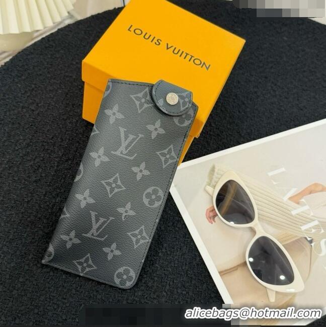 Grade Design Louis Vuitton Woody LV Glass Pouch 0513 Black Monogram Canvas 2024