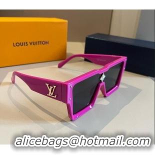 Super Quality Louis Vuitton Cyclone Sunglasses 0514 Dark Pink 2024