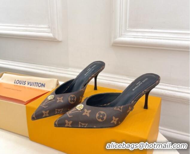 Lower Price Louis Vuitton Stellar Heel Mules 7cm in Monogram Canvas 426155