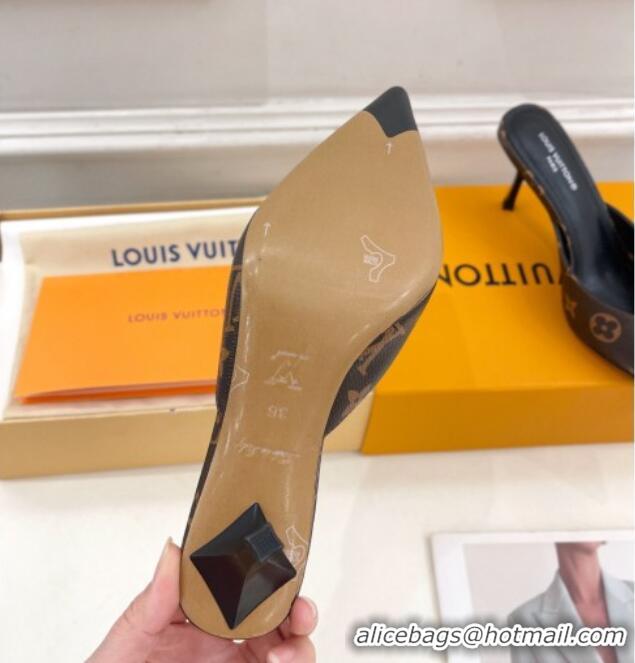 Lower Price Louis Vuitton Stellar Heel Mules 7cm in Monogram Canvas 426155