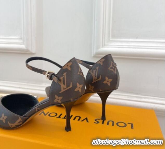 Popular Style Louis Vuitton Stellar Mary Janes Pumps 7cm in Monogram Canvas 426161