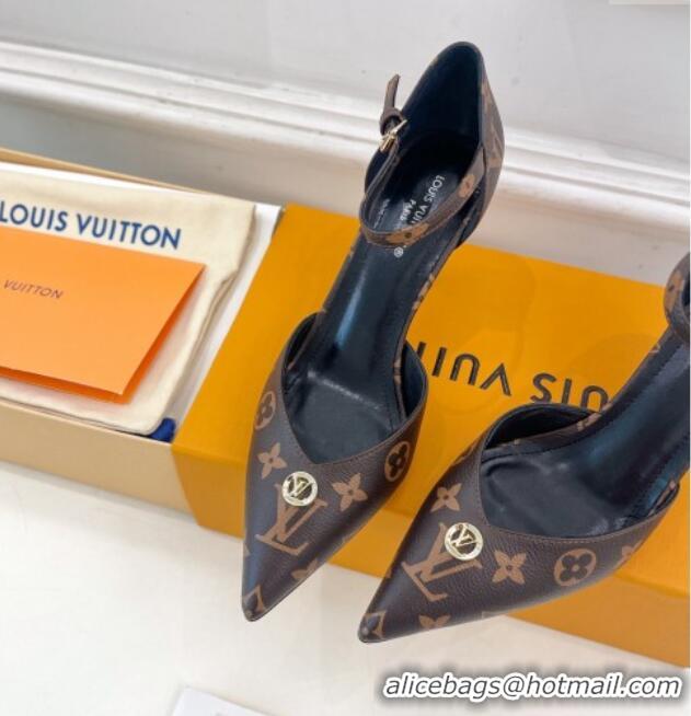 Popular Style Louis Vuitton Stellar Mary Janes Pumps 7cm in Monogram Canvas 426161