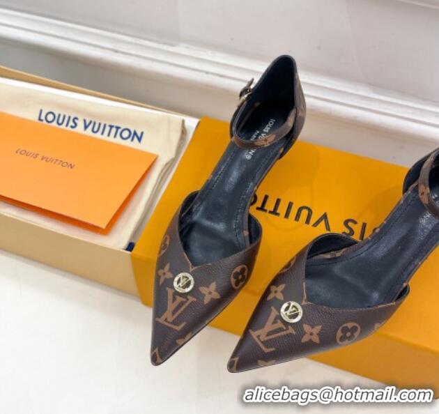 Grade Quality Louis Vuitton Stellar Mary Janes Pumps 4cm in Monogram Canvas 426165