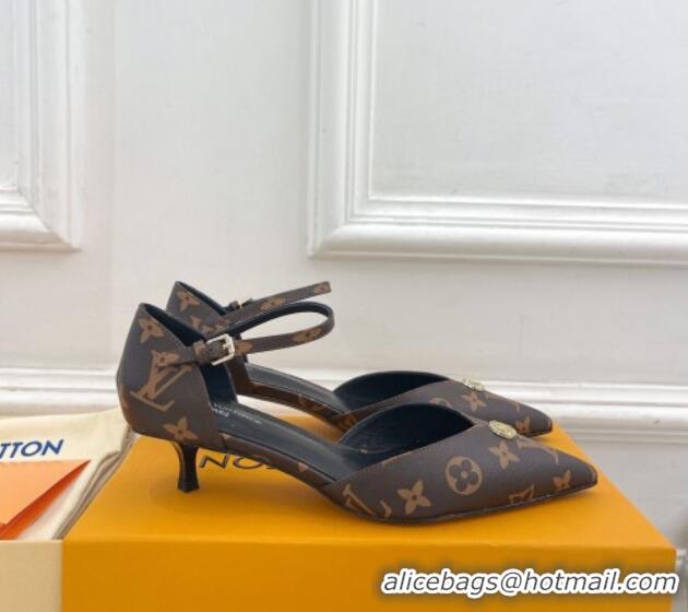 Grade Quality Louis Vuitton Stellar Mary Janes Pumps 4cm in Monogram Canvas 426165