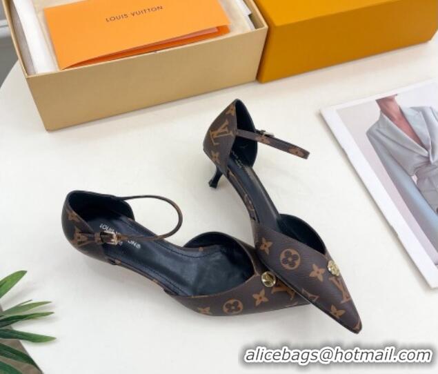 Grade Quality Louis Vuitton Stellar Mary Janes Pumps 4cm in Monogram Canvas 426165