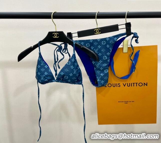 ​Unique Grade Louis Vuitton Swimwear 050903 Denim Blue 2024