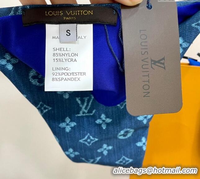 ​Unique Grade Louis Vuitton Swimwear 050903 Denim Blue 2024