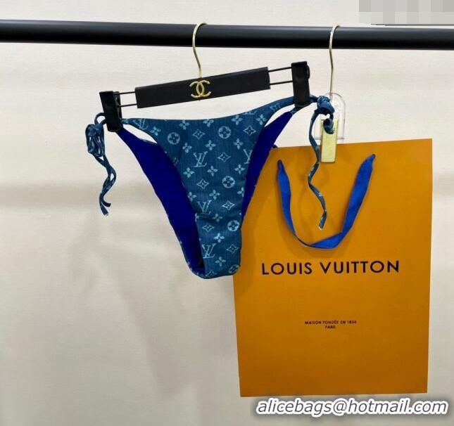 ​Unique Grade Louis Vuitton Swimwear 050903 Denim Blue 2024