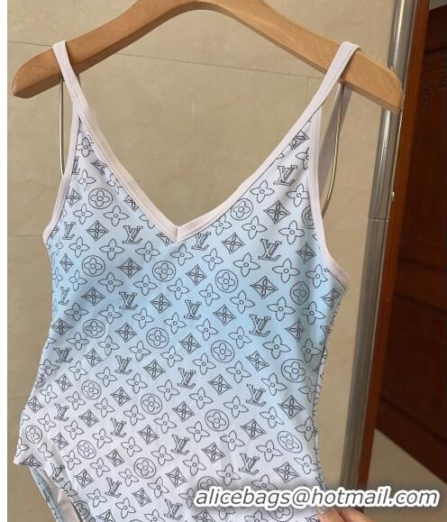 Reasonable Price Louis Vuitton Swimwear 050906 Light Blue 2024