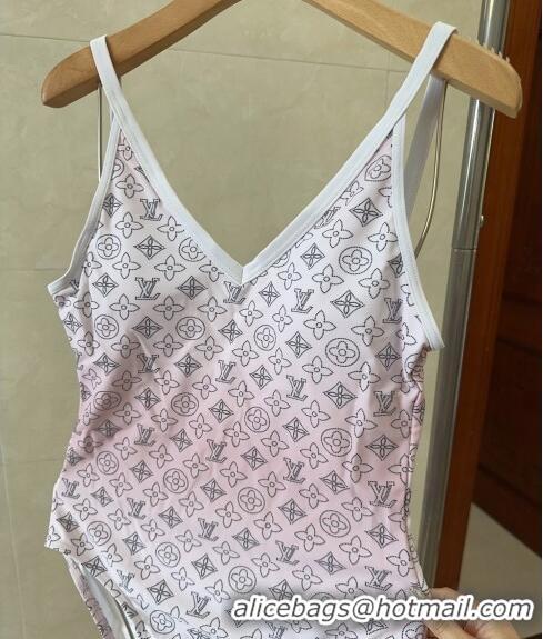 Buy Fashionable Louis Vuitton Swimwear 050906 Pink/White 2024