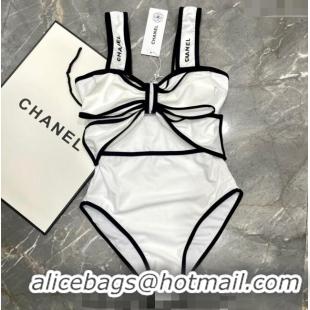 Reasonable Price Chanel Swimwear with 050990 Bow White 2024