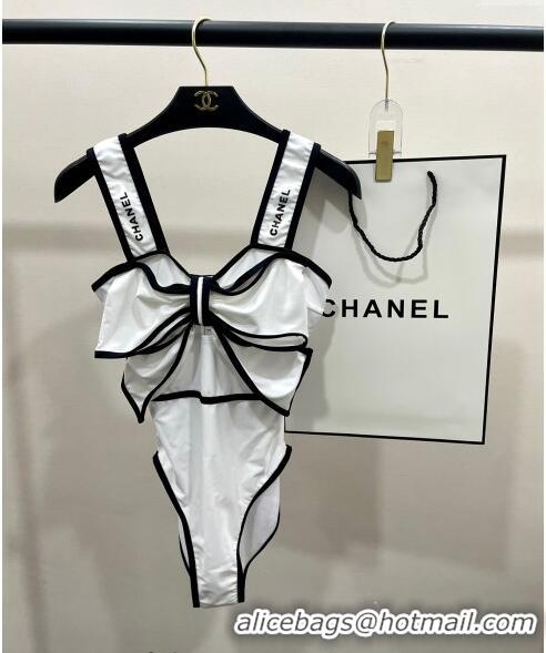 Reasonable Price Chanel Swimwear with 050990 Bow White 2024