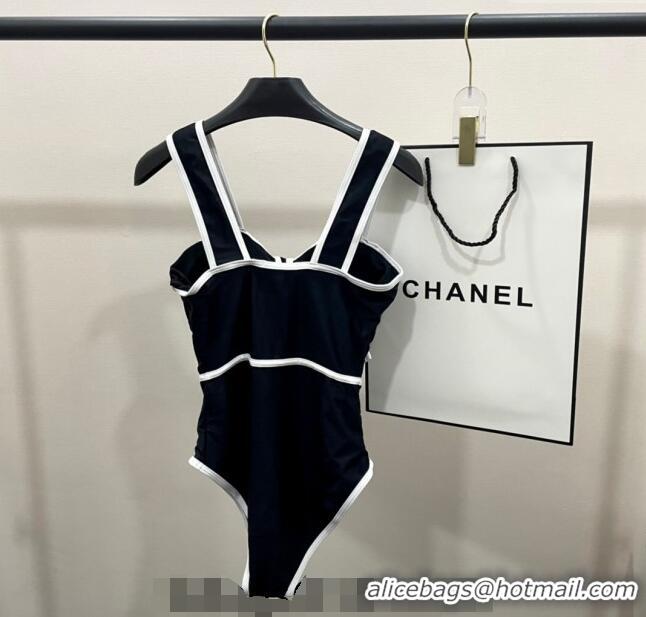 Luxury Discount Chanel Swimwear with 050990 Bow Black 2024