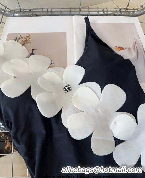 ​Super Quality Chanel Swimwear with 050990 White Bloom Black 2024