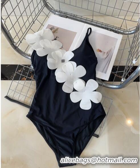 ​Super Quality Chanel Swimwear with 050990 White Bloom Black 2024