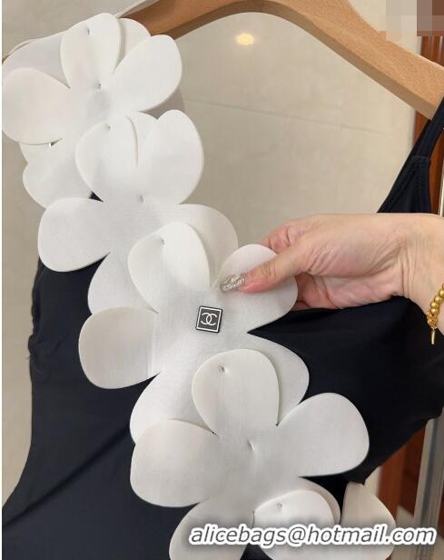 ​Super Quality Chanel Swimwear with 050990 White Bloom Black 2024