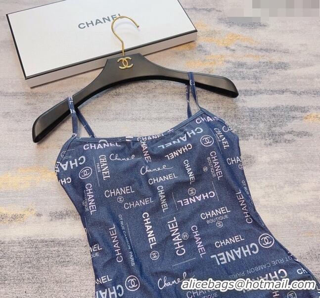 ​Top Quality Chanel Swimwear 050927 Denim Blue 2024