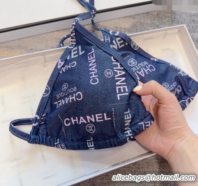 Promotional Chanel Swimwear 050928 Denim Blue 2024