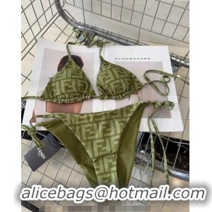 ​Affordable Price Fendi Swimwear 050930 Green 2024