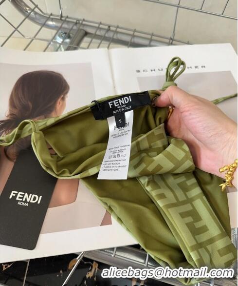 ​Affordable Price Fendi Swimwear 050930 Green 2024