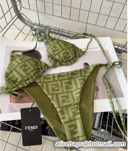 ​Affordable Price Fendi Swimwear 050930 Green 2024